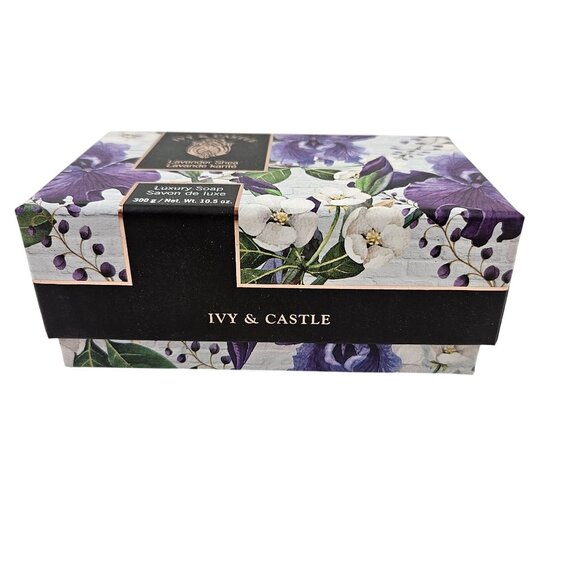 Ivy & Castle Luxury Soap 10.5 oz Lavender Extract Shea Butter New Sealed - Picture 7 of 10
